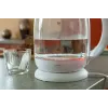 Elektrinis virdulys Eldom C510B 1,7 L 2200 W Baltas – stiklo ir plastiko korpusas, mygtukinis dangtelis, belaidė 360° bazė
