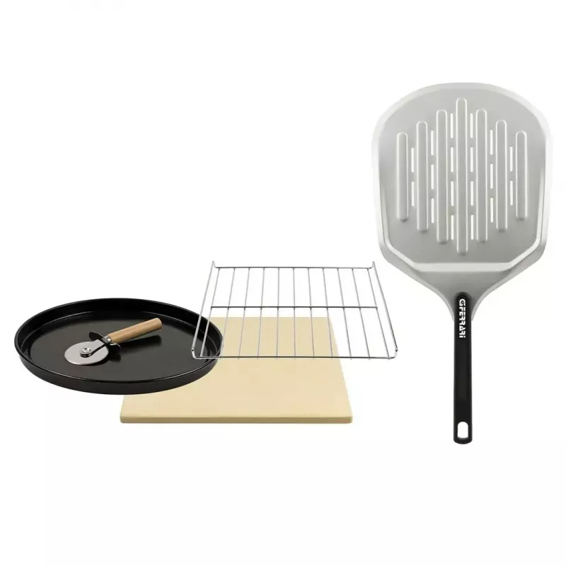 Elektrinė picos krosnelė G3FERRARI G1018600 PRONTO PIZZA — 1700 W, akmeninis paviršius, iki 420 °C, tinka Ø32 cm picai