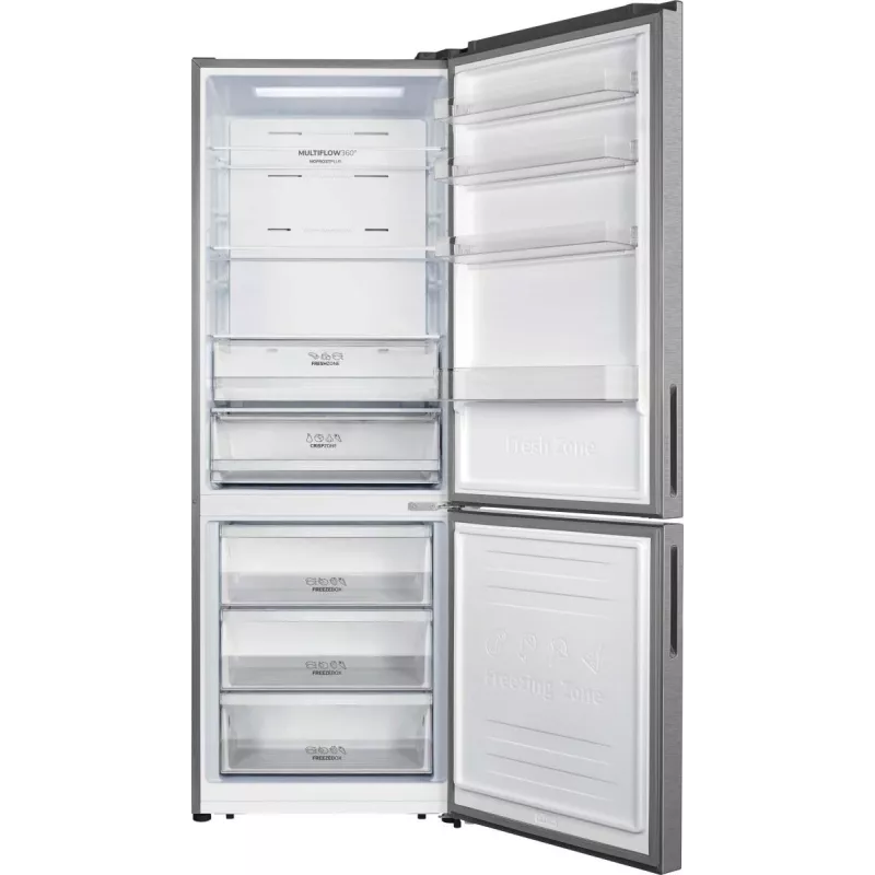 Gorenje NRK720EAXL4 šaldytuvas-šaldiklis Laisvai pastatomas 495 L Pilka
