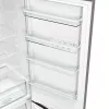 Laisvai pastatomas šaldytuvas-šaldiklis Gorenje NRK6202EXL4, bendra 331 L (šaldytuvas 235 L / šaldiklis 96 L), nerūdijantis plienas, LED ekranas