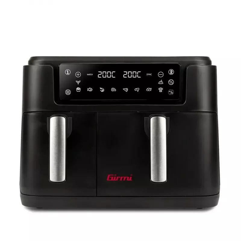 Karšto oro gruzdintuvė Girmi FG26, dviejų krepšelių, 9 L (5,5 L + 3,5 L), 2400 W, 10 programų, iki 200 °C