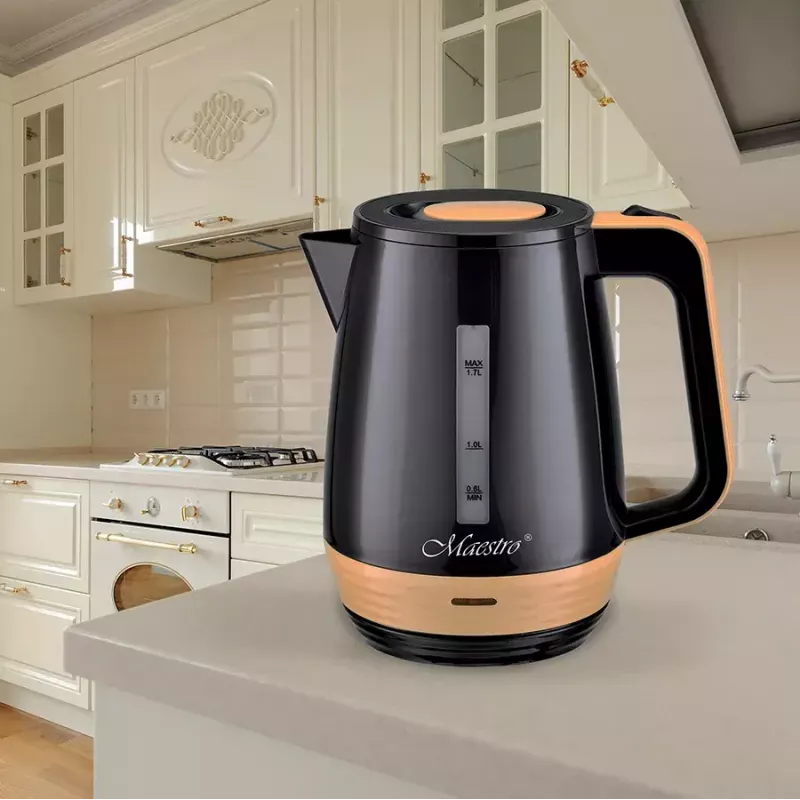 Maestro MR-033 baltas elektrinis virdulys, 1,7 l, 2200 W