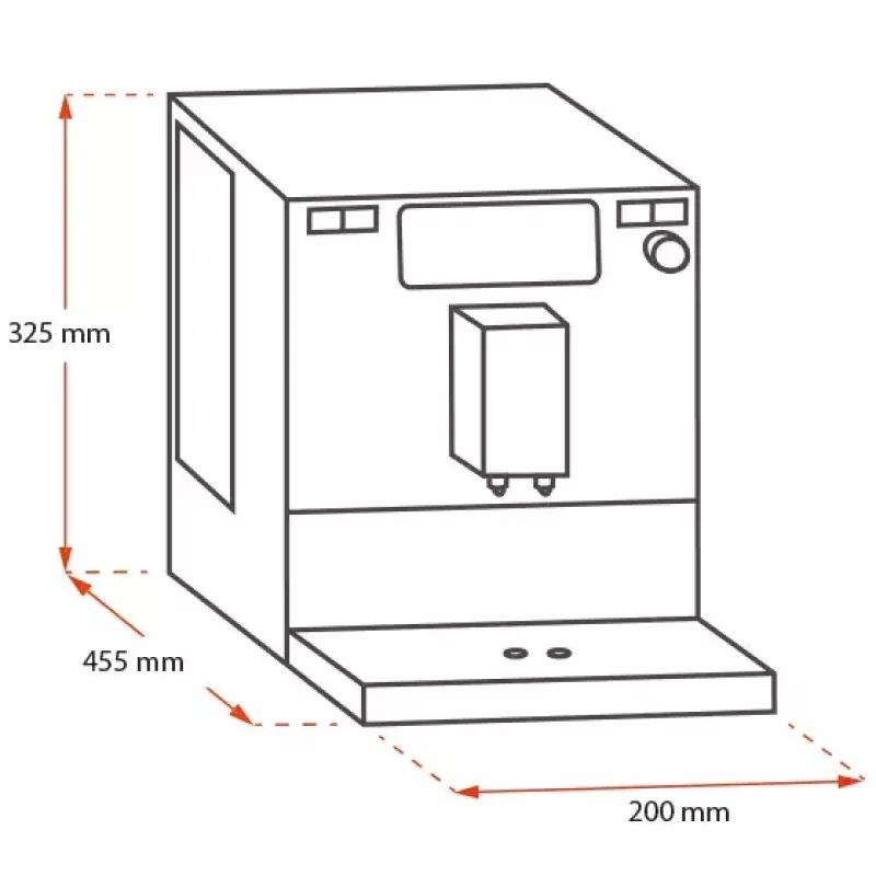 Espreso kavos aparatas MELITTA SOLO E950-766, 1,2 L vandens talpa, įmontuotas malūnėlis, 1400 W, sidabrinis