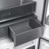 Laisvai pastatomas šaldytuvas MPM MPM-503-SSI-11, 505 l, šaldiklio durys atsidaro į abi puses, energijos klasė E