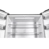 Laisvai pastatomas šaldytuvas MPM MPM-503-SSI-11, 505 l, šaldiklio durys atsidaro į abi puses, energijos klasė E