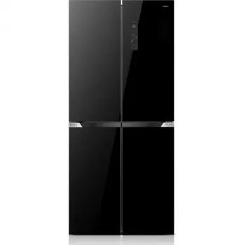 Laisvai pastatomas šaldytuvas MPM MPM-503-SSI-11, 505 l, šaldiklio durys atsidaro į abi puses, energijos klasė E