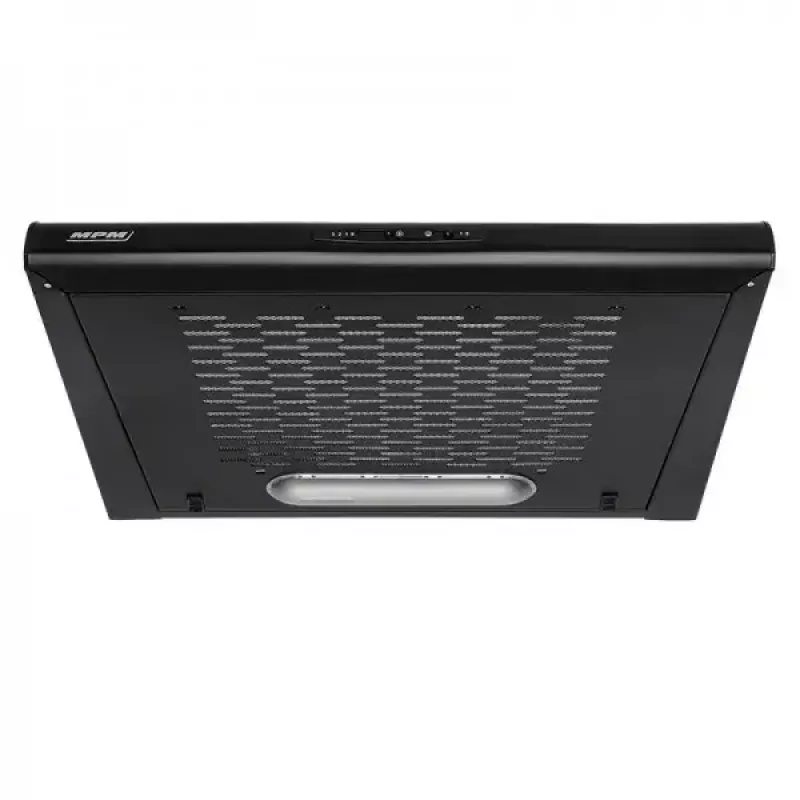Įmontuojamas gartraukis MPM MPM-51-PX-72 juodas, 500 mm, 175 m³/h, 3 greičiai, aliumininis riebalų filtras
