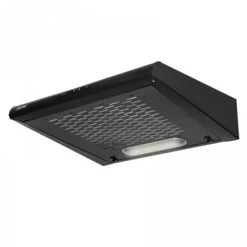 Įmontuojamas gartraukis MPM MPM-51-PX-72 juodas, 500 mm, 175 m³/h, 3 greičiai, aliumininis riebalų filtras