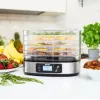 Džiovintuvas MPM MSG-12, 6 padėklų, 380 W, 35–75 °C, 0,5–36 h laikmatis, nerūdijančio plieno korpusas