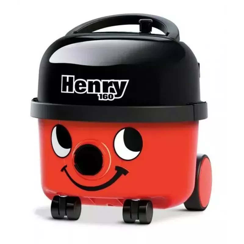 Būgninis dulkių siurblys NUMATIC Henry Compact HVR160 – 6 L maišas, 620 W, sausas valymas, nerūdijančio plieno vamzdis, 10 m laidas