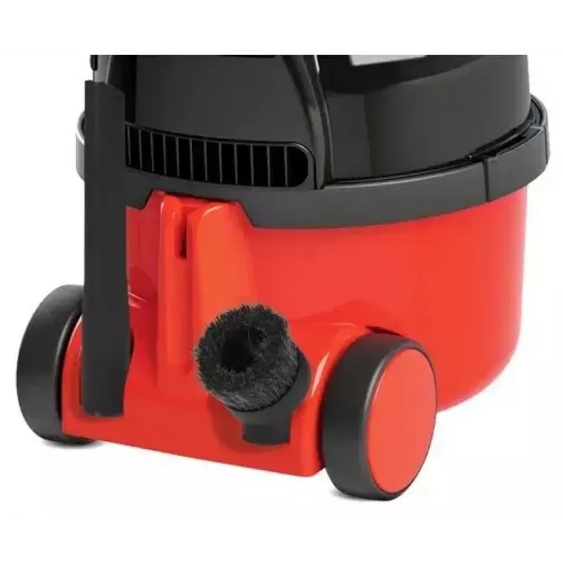 Būgninis dulkių siurblys NUMATIC Henry Compact HVR160 – 6 L maišas, 620 W, sausas valymas, nerūdijančio plieno vamzdis, 10 m laidas