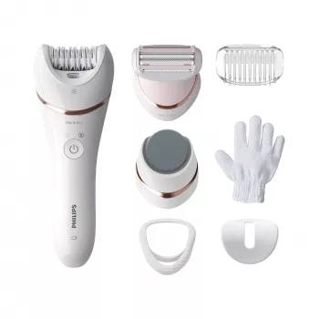 Philips 8000 serijos epiliatorius Series 8000 BRE730/10 šlapiam ir sausam naudojimui