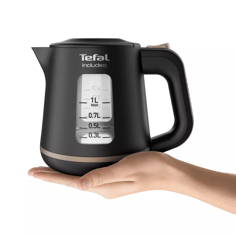 Tefal Includeo KI5338 elektrinis virdulys 1 L 2400 W Juodas