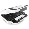 Sumuštinių keptuvė Tefal SW7011 — 850 W, nerūdijantis plienas ir balta, kompaktiška 238×276×98 mm