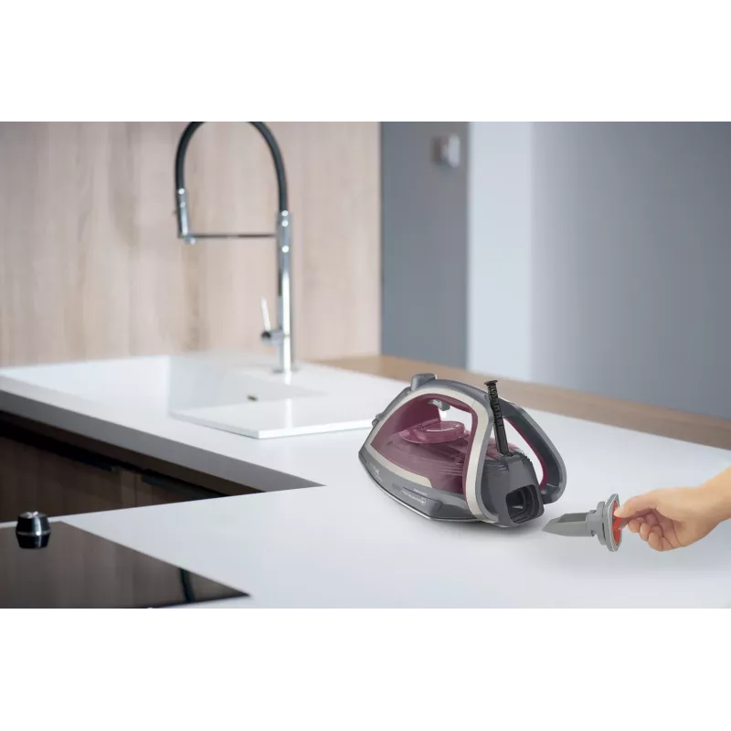 Tefal Ultragliss Anti-Calc Plus FV6840 Garinis lygintuvas 2800 W Violetinis, Sidabrinis