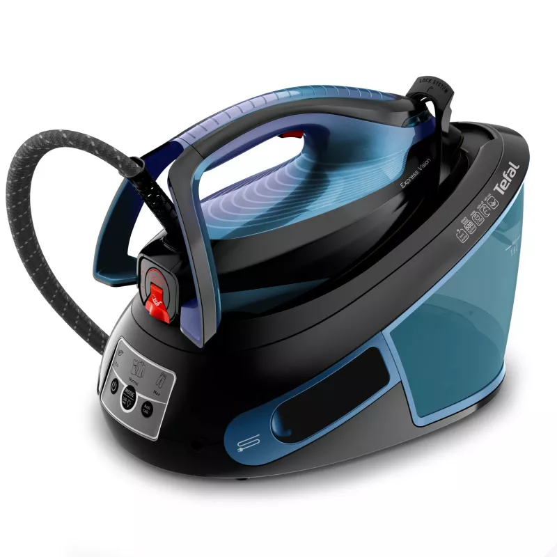 Tefal Express Vision SV8151 2800 W 1.8 L Durilium AirGlide Autoclean padas Mėlyna, Juoda