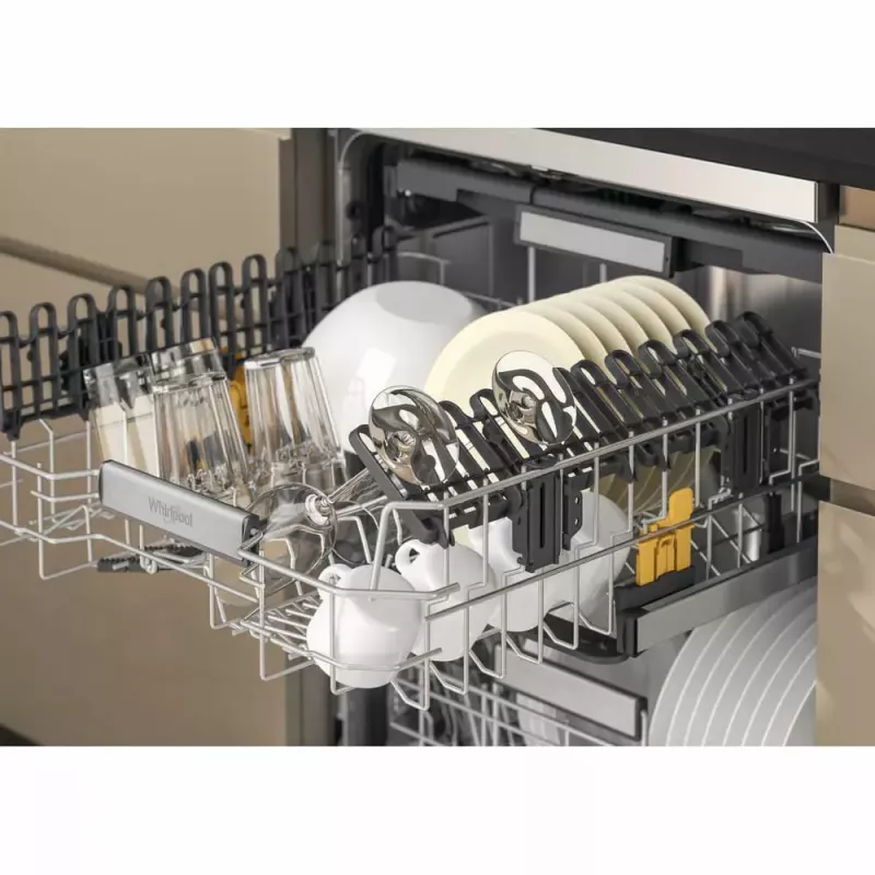 Laisvai pastatoma indaplovė WHIRLPOOL W7F HS41 X — 15 komplektų, 41 dB, pilnas dydis 60 cm