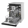 Laisvai pastatoma indaplovė WHIRLPOOL W7F HS41 X — 15 komplektų, 41 dB, pilnas dydis 60 cm