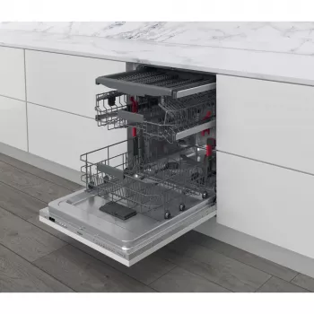 Indaplovė Whirlpool WI 7020 PF pilnai įmontuojama 14 komplektų sidabrinė