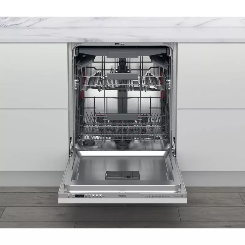 Indaplovė Whirlpool WI 7020 PF pilnai įmontuojama 14 komplektų sidabrinė