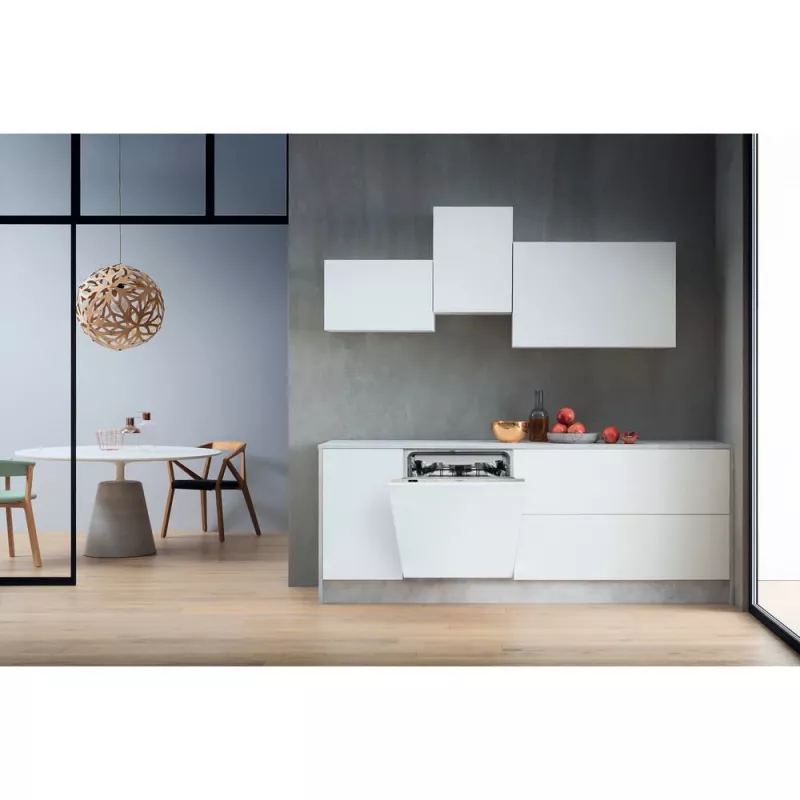 Indaplovė Whirlpool WI 7020 PF pilnai įmontuojama 14 komplektų sidabrinė