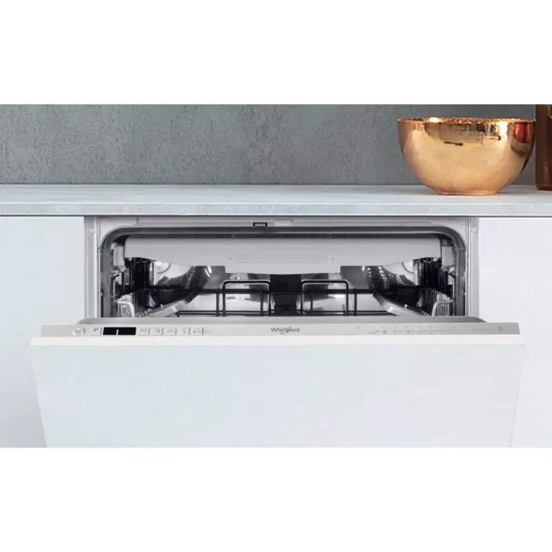 Indaplovė Whirlpool WI 7020 PF pilnai įmontuojama 14 komplektų sidabrinė