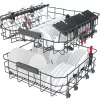 Indaplovė Whirlpool WI 7020 PF pilnai įmontuojama 14 komplektų sidabrinė