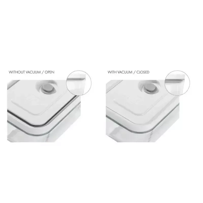 Zwilling Fresh & Save vakuuminio sandarinimo pradžios rinkinys su stiklinėmis talpomis ir siurbliu