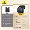 Belaidės ausinės „Baseus 35 True“ – triukšmo slopinimas, Bluetooth 5.3, 65 h veikimo laikas, juodos spalvos