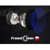 Šalmo ausinės „FreedConn T-MAX S V4 PRO SINGLE“ – Bluetooth 5.1, pokalbio laikas iki 11 h, tarpusavio ryšys iki 1000 m