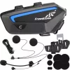 Motociklininkų interkomo ausinė FreedConn FX juoda – Bluetooth 5.0, IP67, 2000 m atstumas, 30 h pokalbių