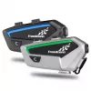 Motociklininkų interkomo ausinė FreedConn FX juoda – Bluetooth 5.0, IP67, 2000 m atstumas, 30 h pokalbių