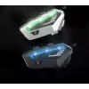 Motociklininkų interkomo ausinė FreedConn FX juoda – Bluetooth 5.0, IP67, 2000 m atstumas, 30 h pokalbių