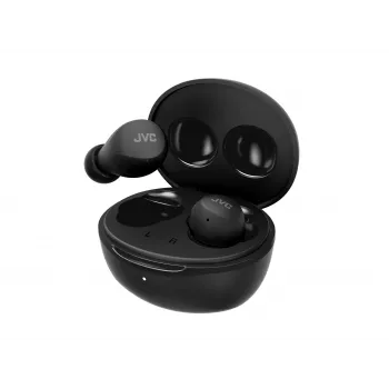 Ausinės JVC Gumy Mini TWS juodos, tikrai belaidės stereo (TWS), 20–20000 Hz, skambučiams/muzikai, 7,6 g