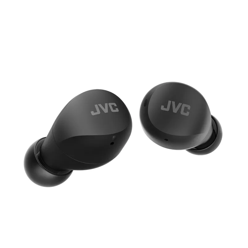 Ausinės JVC Gumy Mini TWS juodos, tikrai belaidės stereo (TWS), 20–20000 Hz, skambučiams/muzikai, 7,6 g