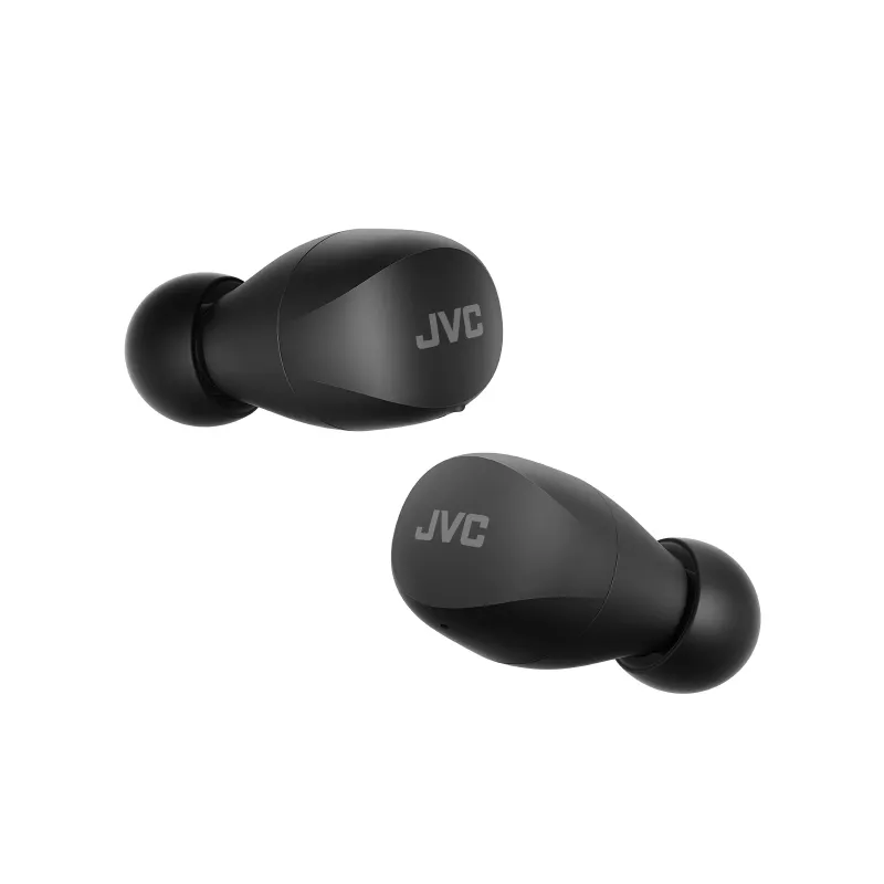 Ausinės JVC Gumy Mini TWS juodos, tikrai belaidės stereo (TWS), 20–20000 Hz, skambučiams/muzikai, 7,6 g