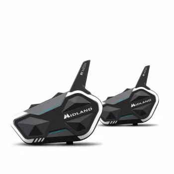 Midland R1 MESH tarpinis ryšys, maksimalus atstumas 2000 m, atsparus vandeniui, juoda/balta