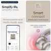 Ausinės Motorola Moto Buds Loop Bluetooth uždedamos ant ausies, dvipusės, Dolby Atmos, Bluetooth 5.0, ANC, 8 h atkūrimo, įkrovimo dėklas 520 mAh, smėlio spalvos