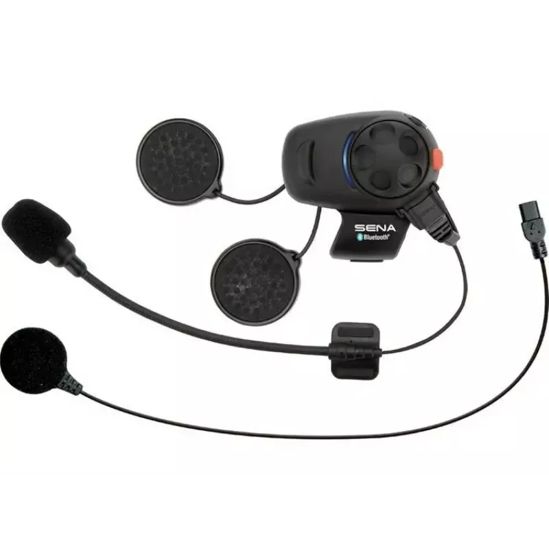 Sena motociklo interkomo rinkinys SMH5 Dual Pack – „Bluetooth“ ausinių komplektas dviem motociklininkams