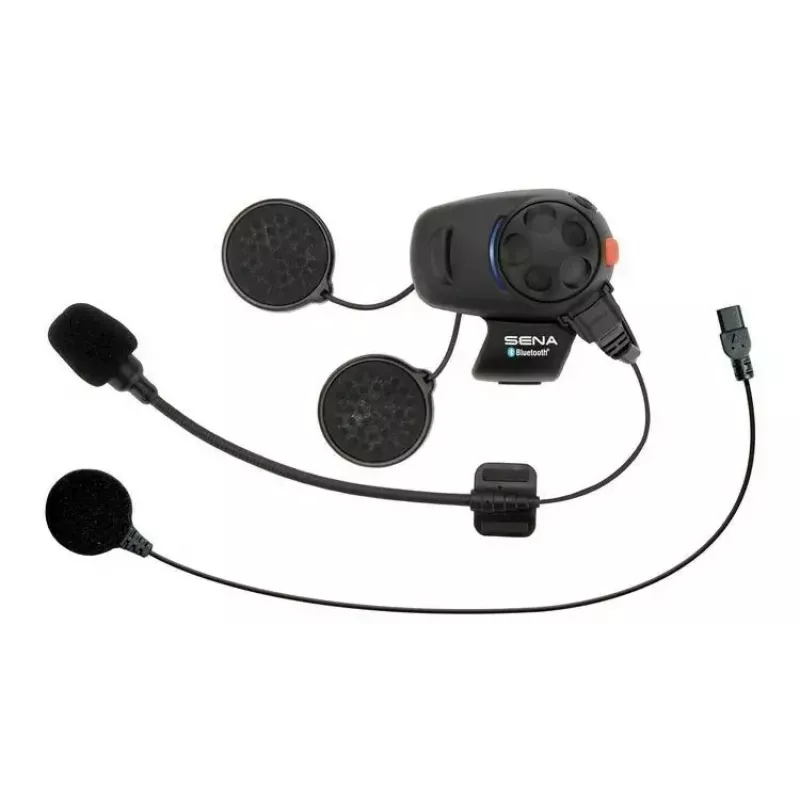 Sena motociklo interkomo rinkinys SMH5 Dual Pack – „Bluetooth“ ausinių komplektas dviem motociklininkams