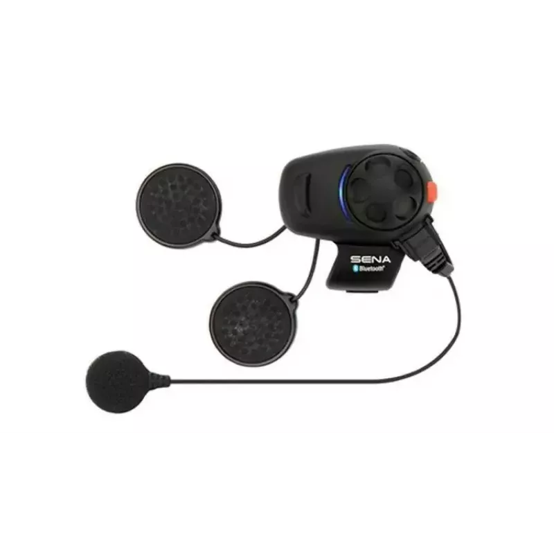 Sena motociklo interkomo rinkinys SMH5 Dual Pack – „Bluetooth“ ausinių komplektas dviem motociklininkams