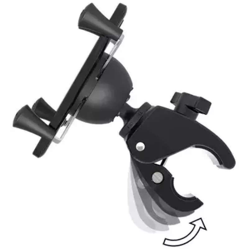 Telefono laikiklis RAM Mounts X-Grip su žemo profilio Tough-Claw pagrindu