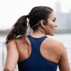 SHOKZ OpenMove belaidės ausinės sportui, kaklo juosta, pilka