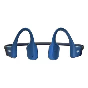 Belaidžiai sportiniai ausinėliai su kaklo juosta Shokz OpenRun – kaulinis laidumas, Bluetooth, 20–20000 Hz, 33 m, mėlyni