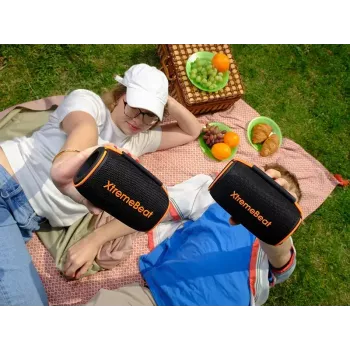 Nešiojamas stereogarsiakalbis TRACER XtremeBeat TWS — 15 W, IPX6, Bluetooth 5.3, 6 h, AUX/USB, mikrofonas