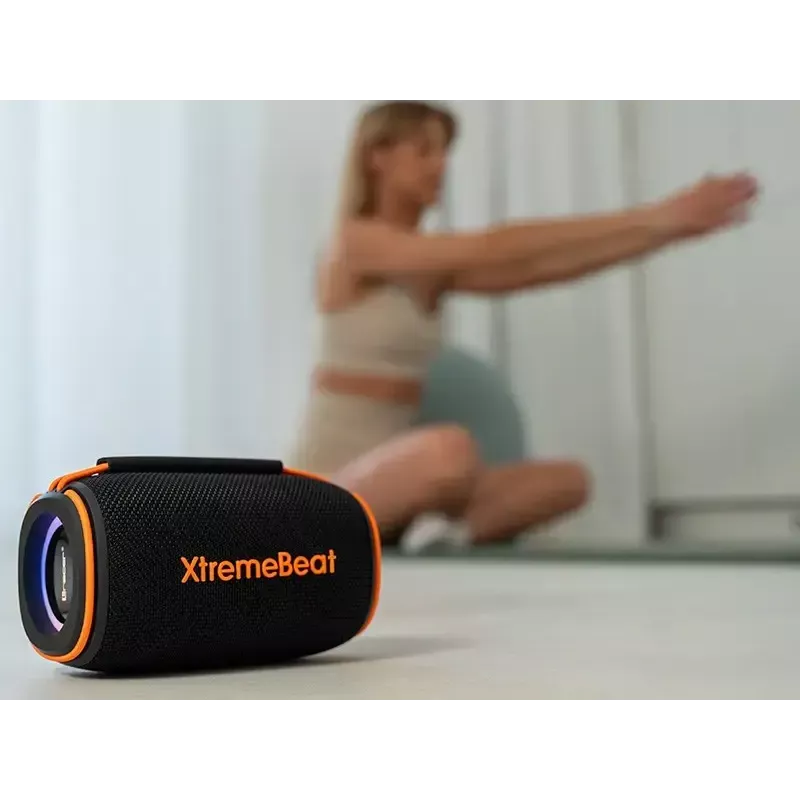 Nešiojamas stereogarsiakalbis TRACER XtremeBeat TWS — 15 W, IPX6, Bluetooth 5.3, 6 h, AUX/USB, mikrofonas