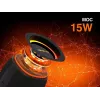 Nešiojamas stereogarsiakalbis TRACER XtremeBeat TWS — 15 W, IPX6, Bluetooth 5.3, 6 h, AUX/USB, mikrofonas