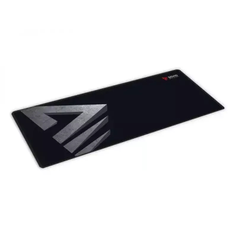 Pelės kilimėlis SAVIO Precision Control L — 700×300×3 mm, guminis, juodas, raštuotas paviršius