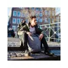 Kasdienė kuprinė XDDESIGN Urban Grey Fabric – 27 L, vandeniui atspari, 15,6 colių nešiojamojo kompiuterio skyrius, TSA spyna