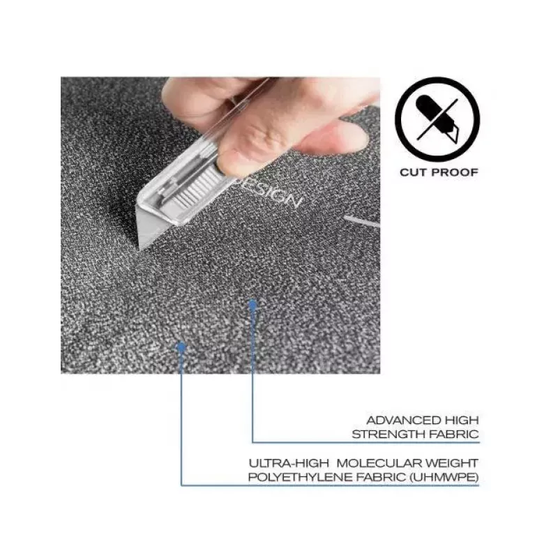 Kasdienė kuprinė XDDESIGN Urban Grey Fabric – 27 L, vandeniui atspari, 15,6 colių nešiojamojo kompiuterio skyrius, TSA spyna